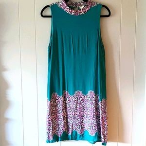 Pinkblush Teal Maternity Dress